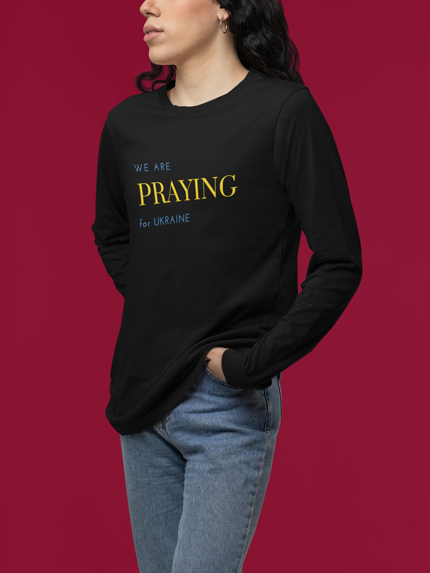 Praying for Ukraine-Long Sleeve